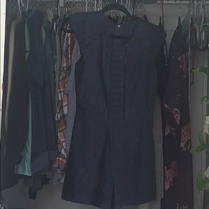 Xhilaration  navy blue romper (s/m)